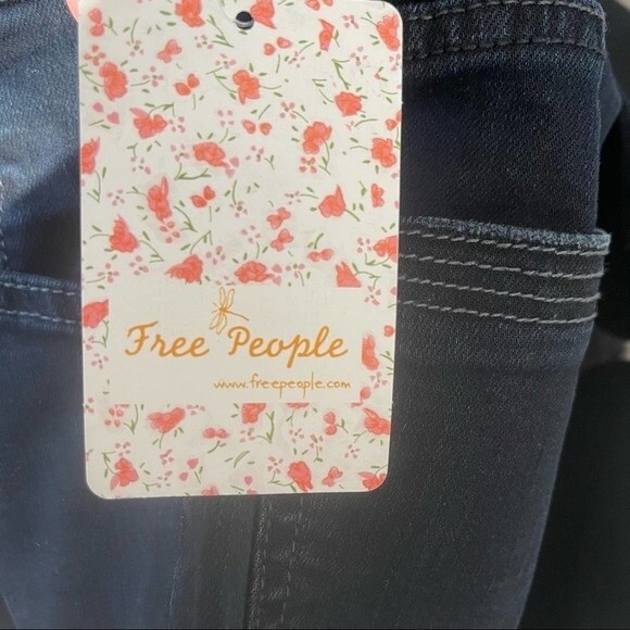 Free People Ivy Mid Rise Skinny Jeans Size 24 - Picture 6 of 14